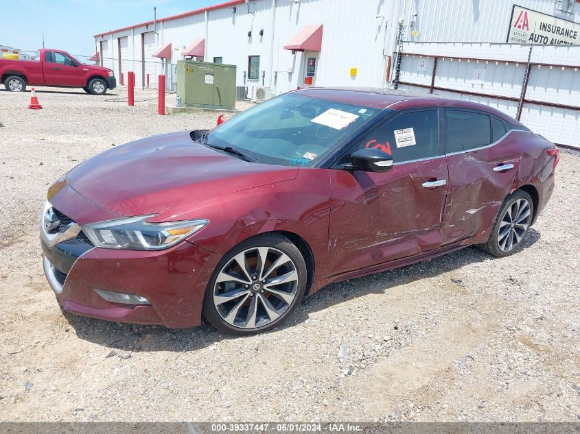 2016 Nissan Maxima 3.5 Sr VIN: 1N4AA6APXGC405989 Lot: 39337447