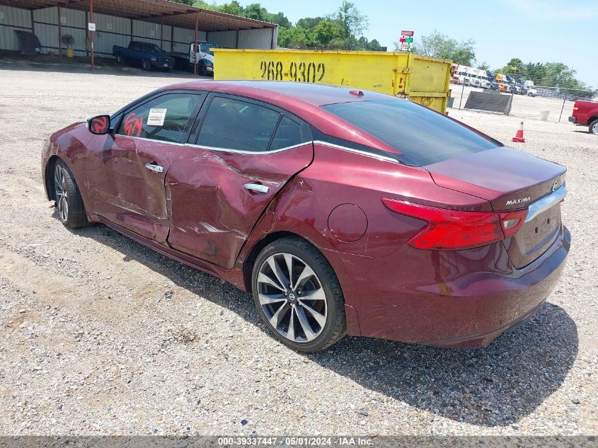 2016 Nissan Maxima 3.5 Sr VIN: 1N4AA6APXGC405989 Lot: 39337447