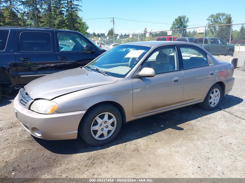 2002 Kia Spectra Ls VIN: KNAFB121125126306 Lot: 39337454