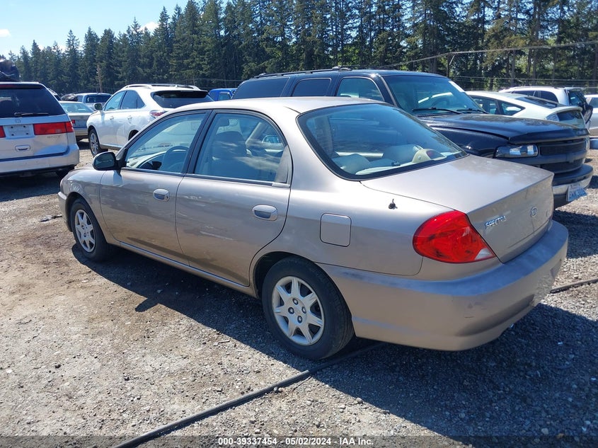 2002 Kia Spectra Ls VIN: KNAFB121125126306 Lot: 39337454