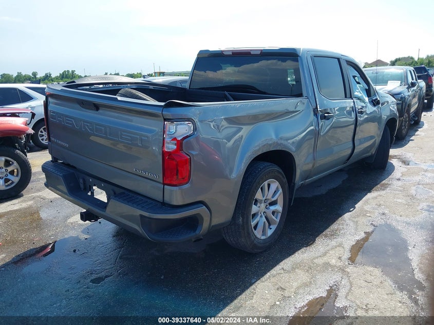 VIN 3GCPWBEK4LG232491 2020 CHEVROLET SILVERADO 1500 2WD  SHORT BED CUSTOM