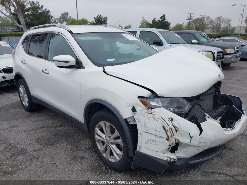 2016 Nissan Rogue Sv VIN: JN8AT2MT2GW019558 Lot: 39337644