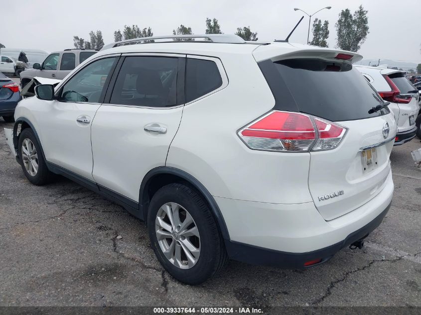 2016 Nissan Rogue Sv VIN: JN8AT2MT2GW019558 Lot: 39337644