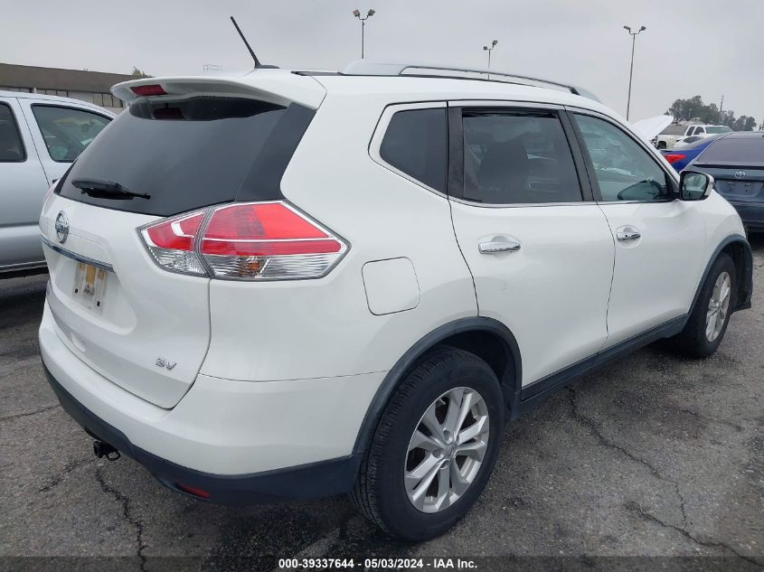 2016 Nissan Rogue Sv VIN: JN8AT2MT2GW019558 Lot: 39337644