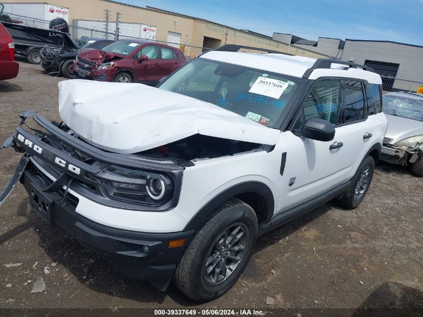 2023 Ford Bronco Sport Big Bend VIN: 3FMCR9B68PRD43203 Lot: 39337649