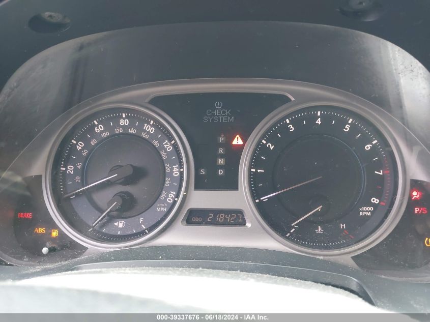 2007 Lexus Is 250 VIN: JTHBK262975026762 Lot: 39337676