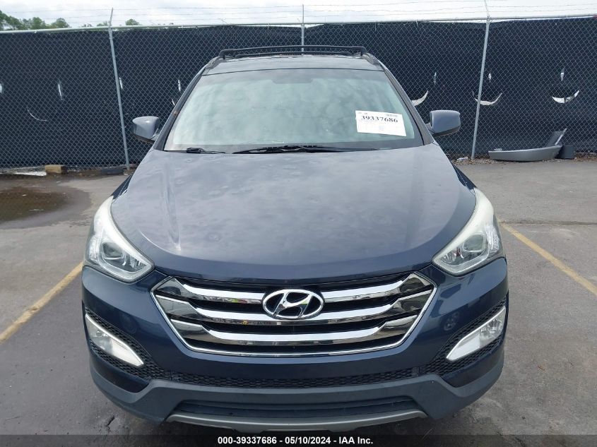 2013 Hyundai Santa Fe Sport VIN: 5XYZU3LB1DG074781 Lot: 39337686