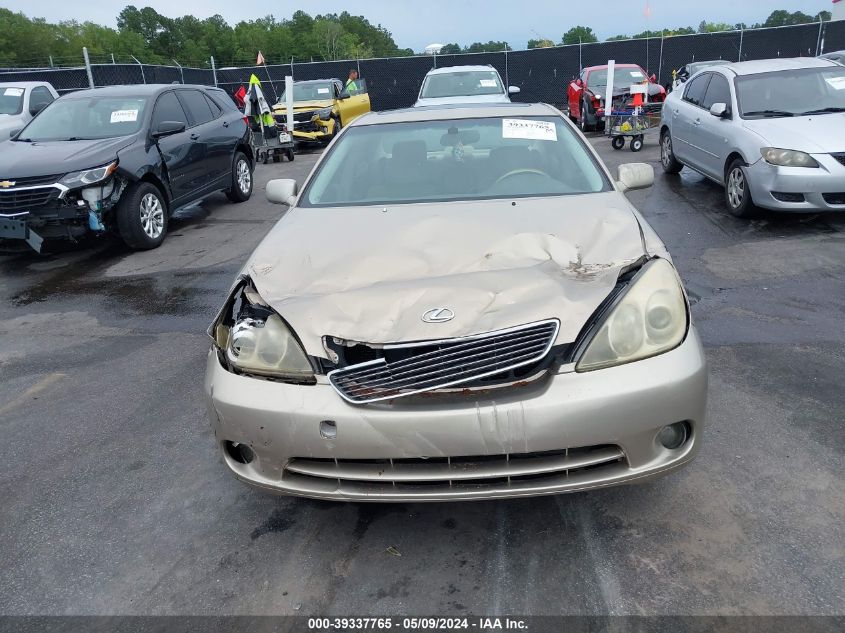 2005 Lexus Es 330 VIN: JTHBA30G355089351 Lot: 39337765