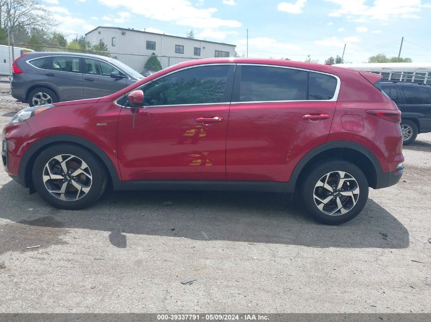 2020 Kia Sportage Lx VIN: KNDPMCAC2L7811744 Lot: 39337791