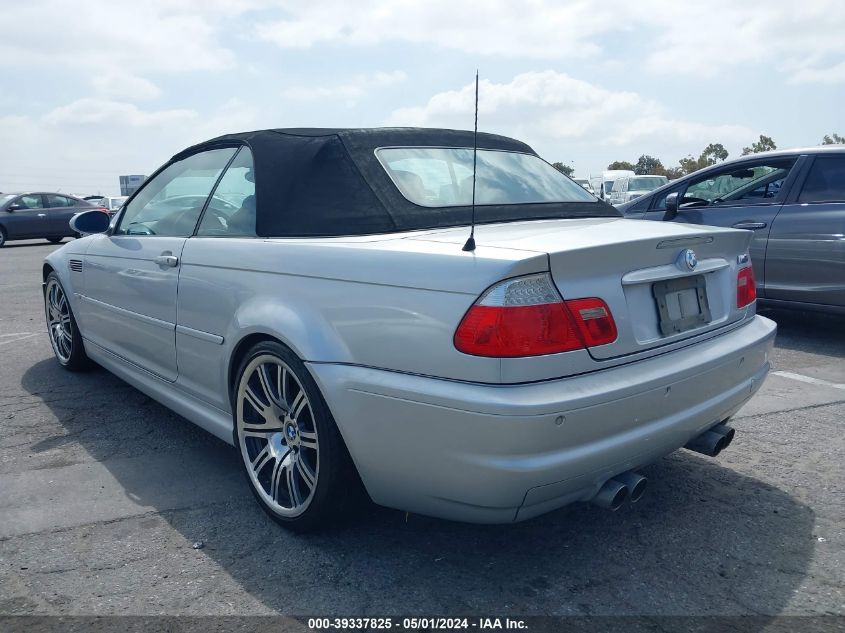 WBSBR93483PK03823 2003 BMW M3