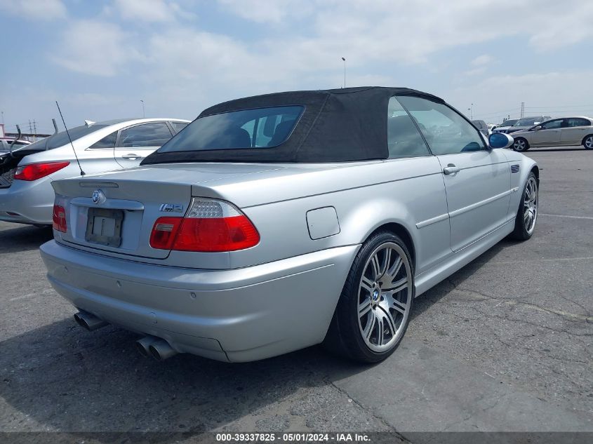 WBSBR93483PK03823 2003 BMW M3