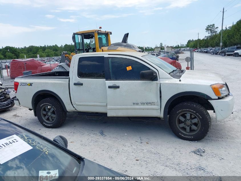 2015 NISSAN TITAN S/SV/SL/PRO-4X - 1N6BA0EC8FN508704