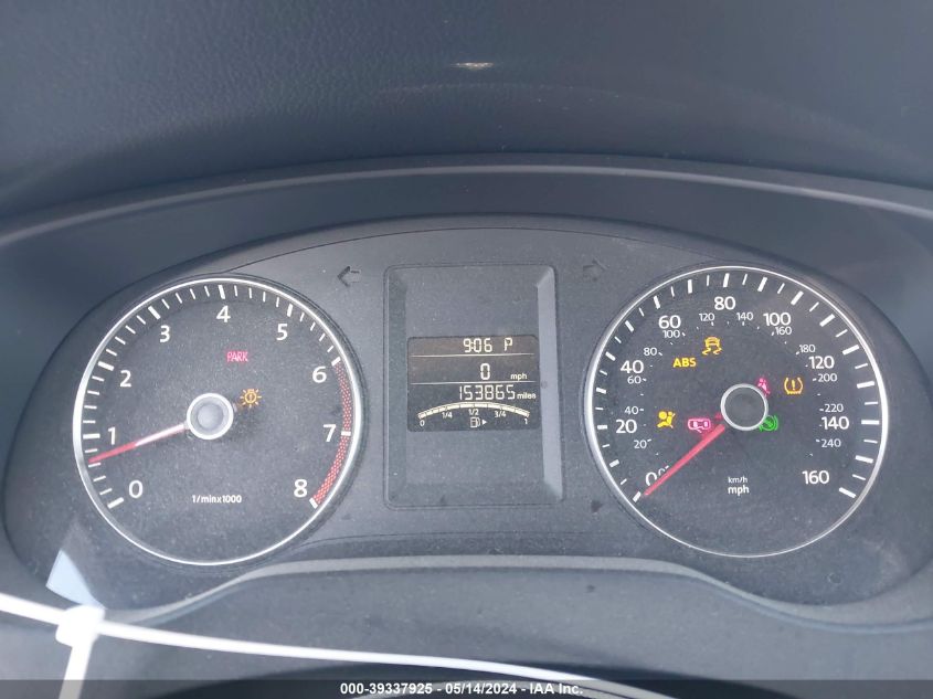 2013 Volkswagen Jetta 2.5L Se VIN: 3VWDX7AJ8DM444191 Lot: 39337925