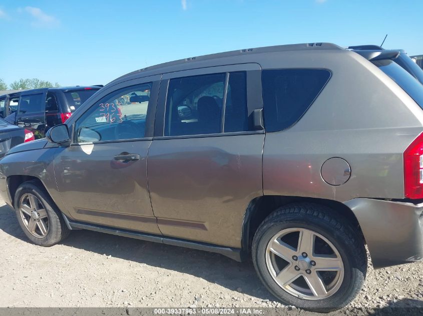 2007 Jeep Compass Sport VIN: 1J8FT47087D261435 Lot: 39337963