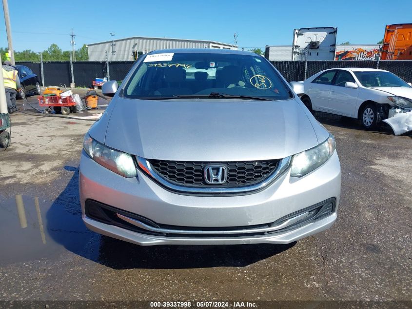 2013 Honda Civic Lx VIN: 19XFB2F56DE027235 Lot: 39337998