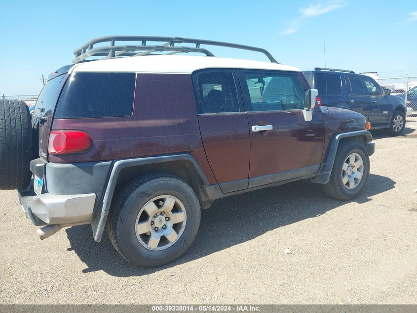 2007 Toyota Fj Cruiser VIN: JTEZU11FX70013428 Lot: 39338014