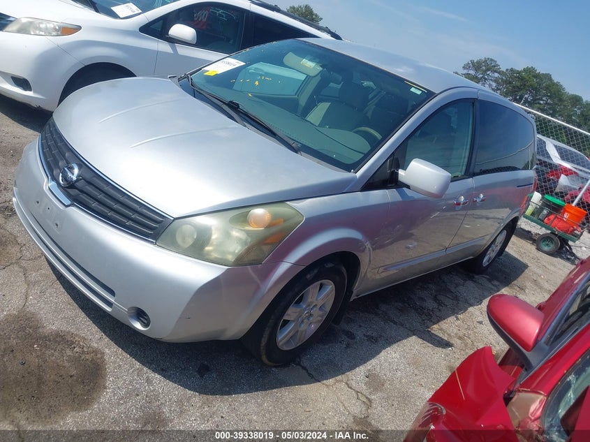 2008 Nissan Quest 3.5 VIN: 5N1BV28U88N107031 Lot: 39338019