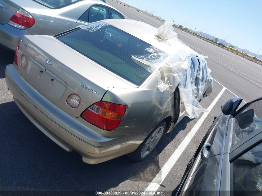 1999 Lexus Gs 400 VIN: JT8BH68X2X0014626 Lot: 39338029