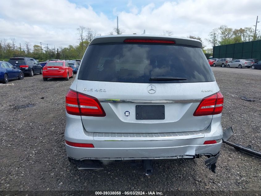 2017 Mercedes-Benz Gls 450 4Matic VIN: 4JGDF6EE7HA810587 Lot: 39338058