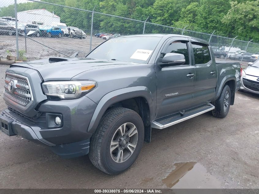 2017 Toyota Tacoma Trd Sport VIN: 3TMCZ5AN2HM113452 Lot: 39338075