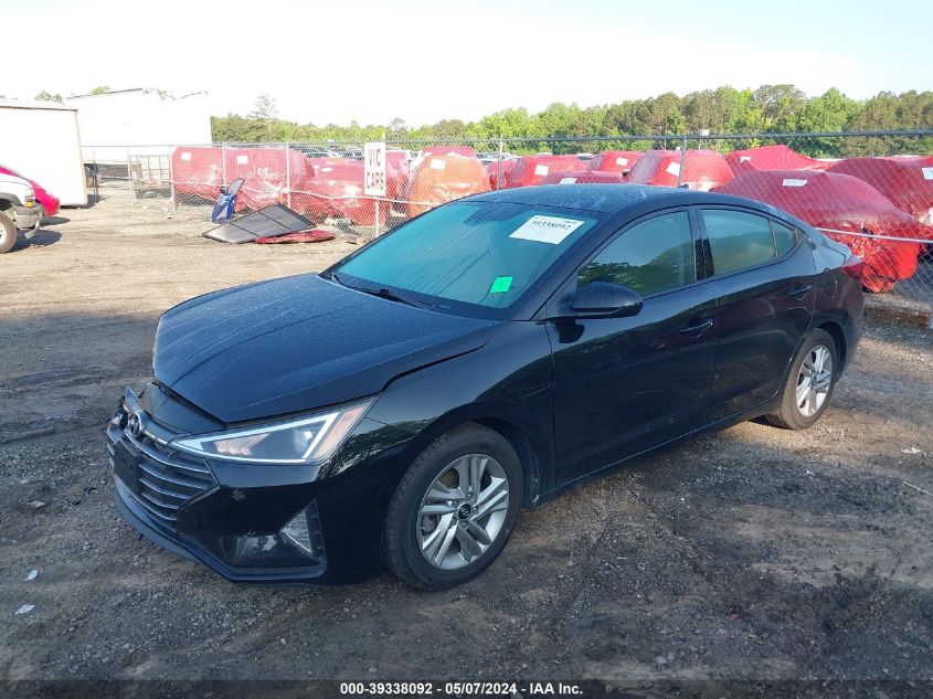 2020 Hyundai Elantra Sel VIN: 5NPD84LF2LH633186 Lot: 39338092