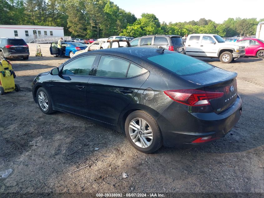 2020 Hyundai Elantra Sel VIN: 5NPD84LF2LH633186 Lot: 39338092