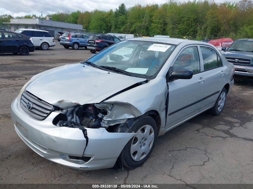 2004 Toyota Corolla Ce VIN: 1NXBR32E44Z244396 Lot: 39338138