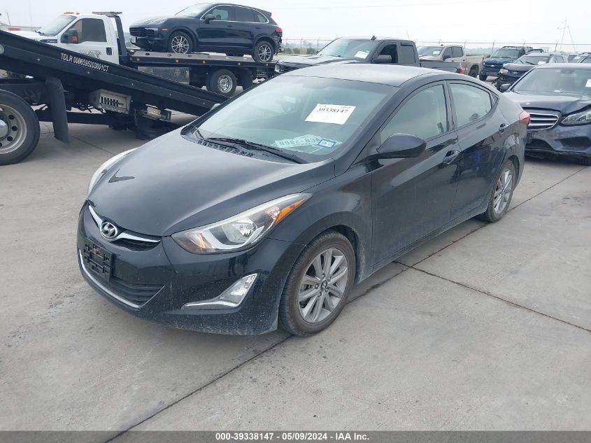 2014 Hyundai Elantra Se VIN: 5NPDH4AEXEH493028 Lot: 39338147