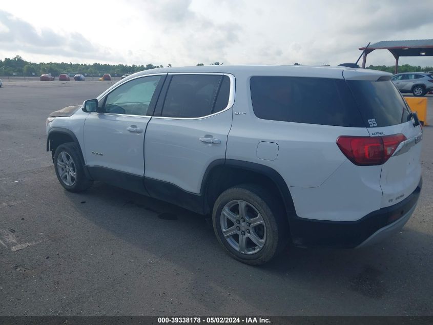 2019 GMC Acadia Sle-1 VIN: 1GKKNKLAXKZ229301 Lot: 39338178