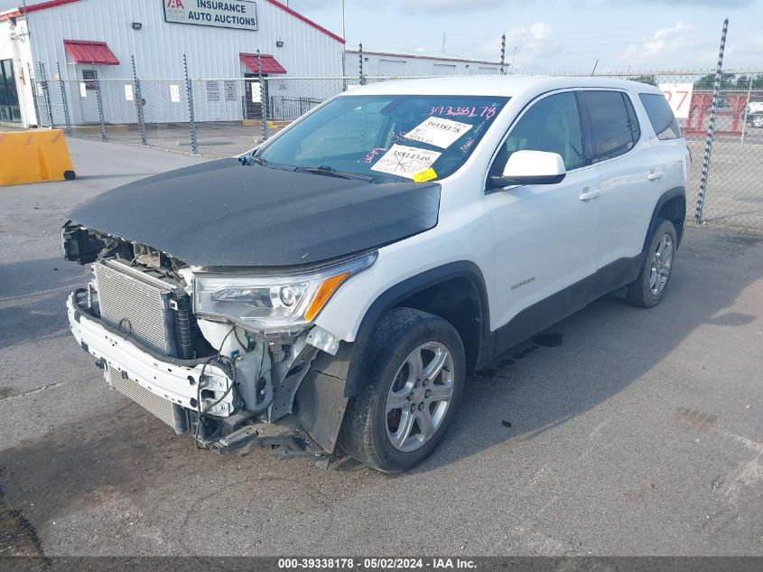 2019 GMC Acadia Sle-1 VIN: 1GKKNKLAXKZ229301 Lot: 39338178