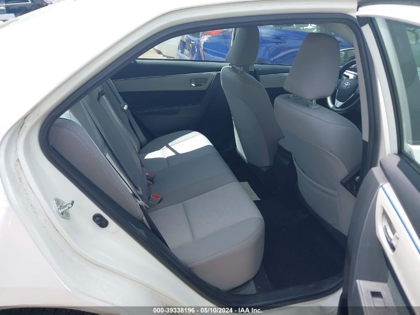 2015 Toyota Corolla Le VIN: 2T1BURHE7FC326359 Lot: 39338196