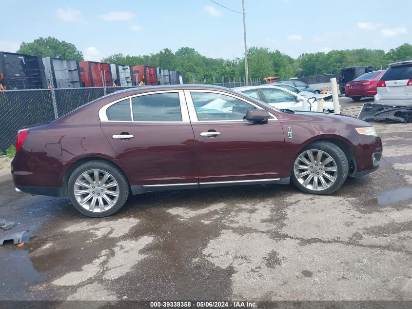 2009 Lincoln Mks VIN: 1LNHM93R69G628697 Lot: 39338358