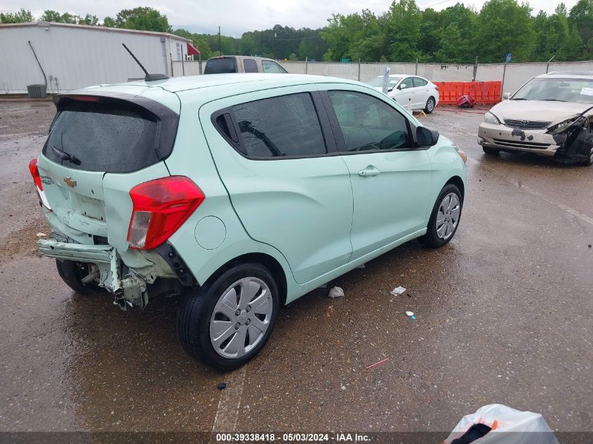 2017 Chevrolet Spark Ls Cvt VIN: KL8CB6SA0HC735385 Lot: 39338418