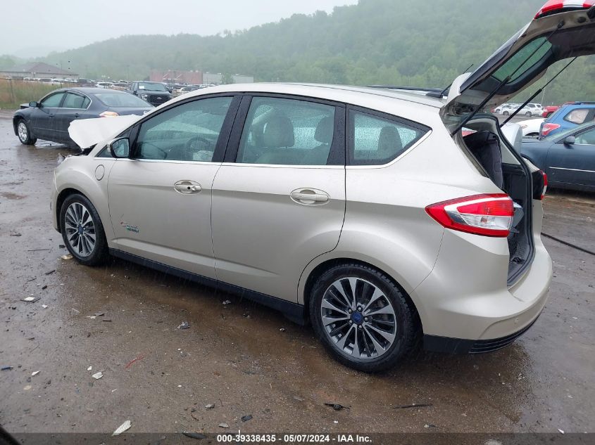 2017 Ford C-Max Energi Titanium VIN: 1FADP5FU1HL105201 Lot: 39338435