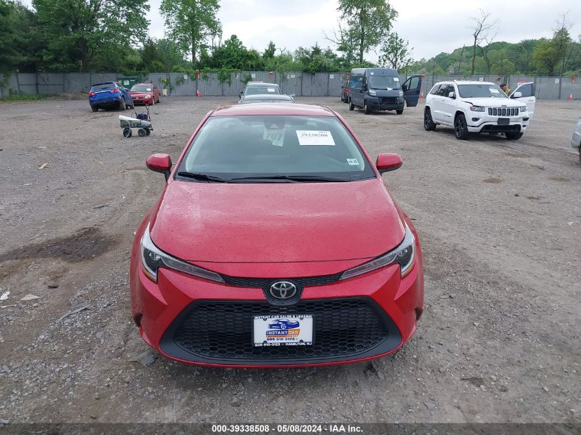 2021 Toyota Corolla Le VIN: 5YFEPMAEXMP169568 Lot: 39338508