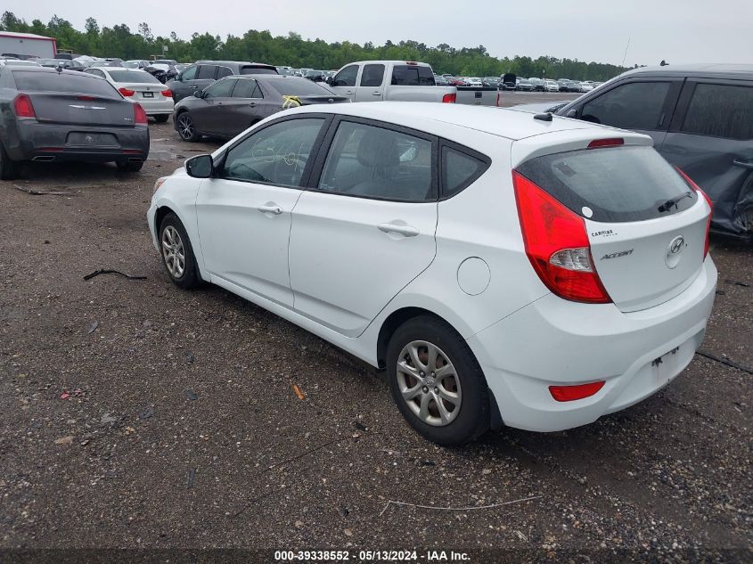 2015 Hyundai Accent Gs VIN: KMHCT5AE8FU216302 Lot: 39338552