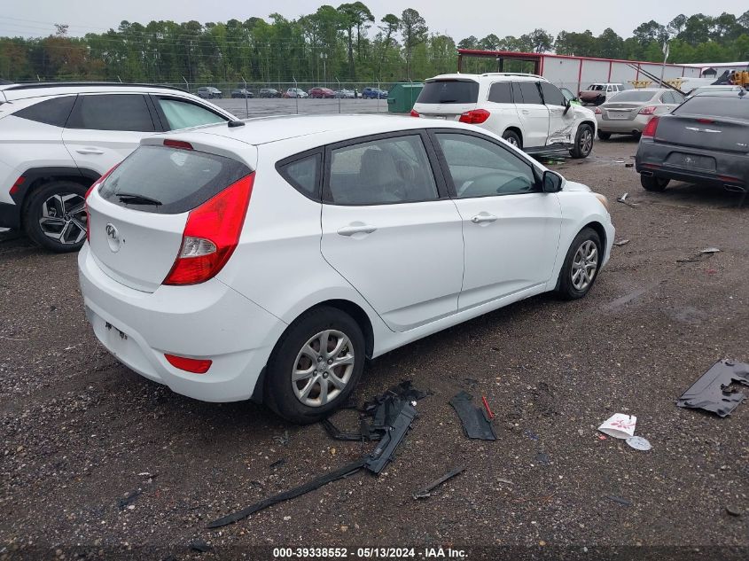 2015 Hyundai Accent Gs VIN: KMHCT5AE8FU216302 Lot: 39338552