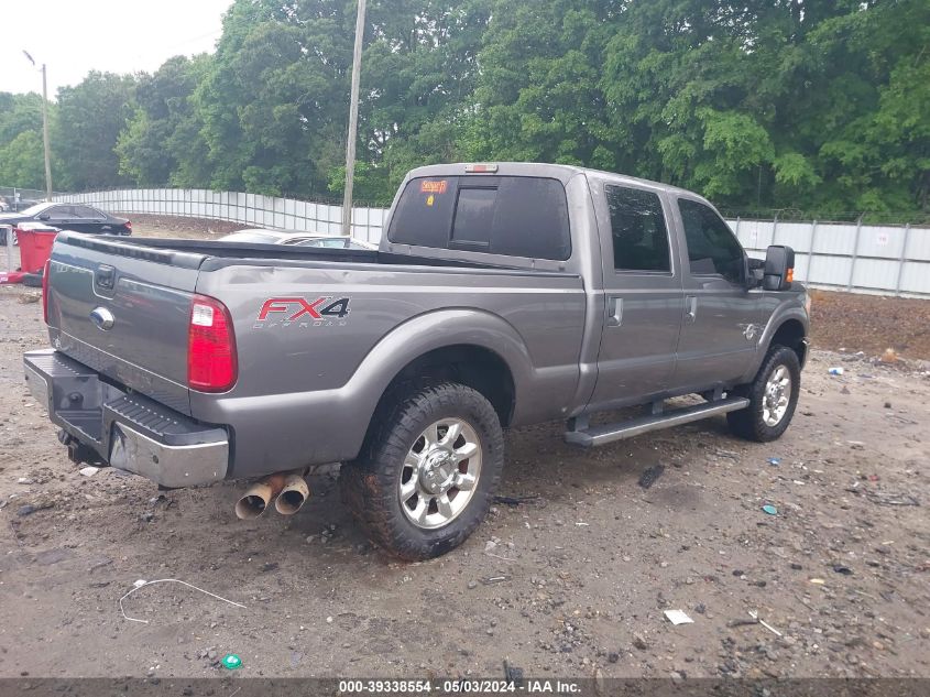 2013 Ford F-250 Lariat VIN: 1FT7W2BT2DEB02487 Lot: 39338554