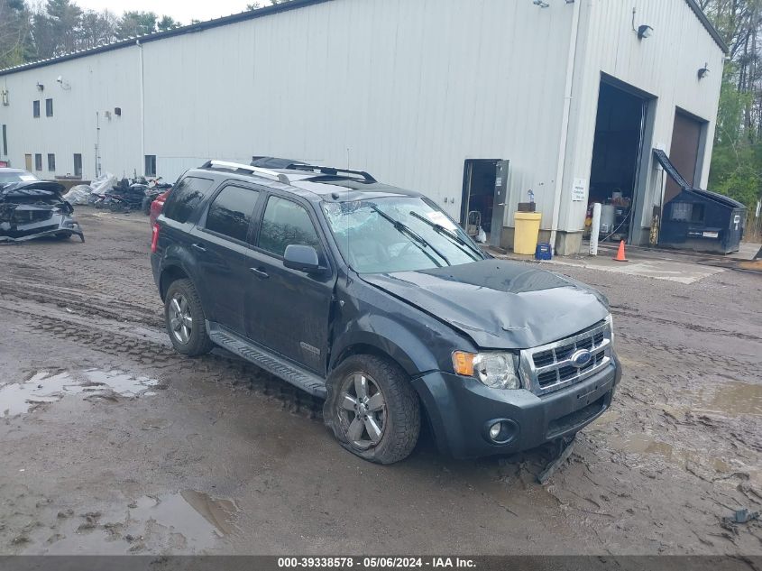 2008 Ford Escape Limited VIN: 1FMCU94158KE77365 Lot: 39338578