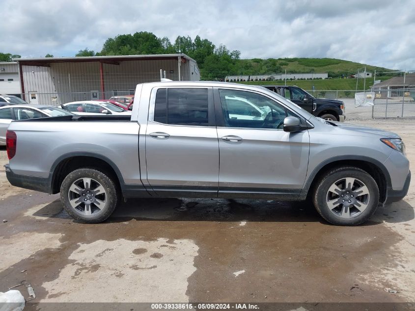 2019 Honda Ridgeline Rtl VIN: 5FPYK3F58KB014645 Lot: 39338615