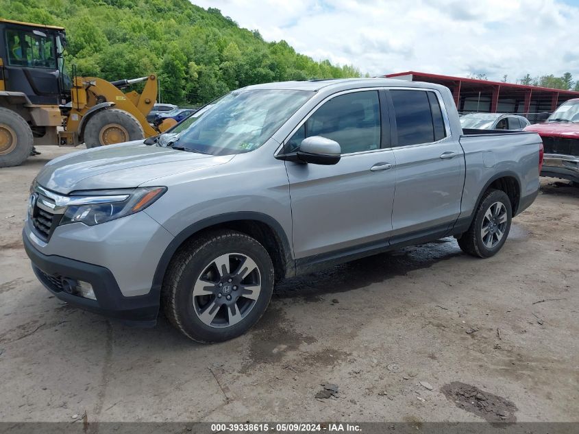 2019 Honda Ridgeline Rtl VIN: 5FPYK3F58KB014645 Lot: 39338615