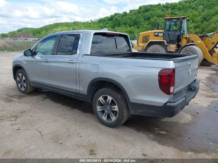 2019 Honda Ridgeline Rtl VIN: 5FPYK3F58KB014645 Lot: 39338615