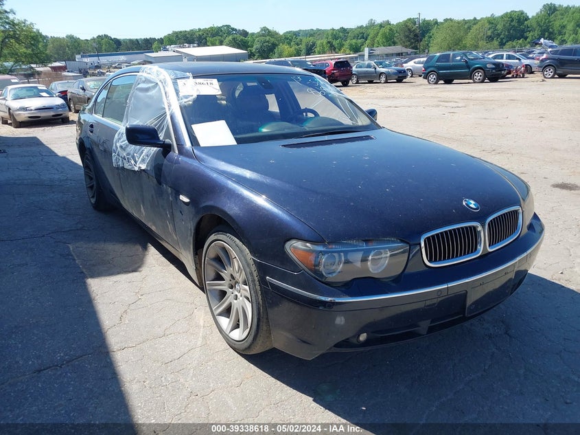 2004 BMW 745Li VIN: WBAGN63514DS54810 Lot: 39338618
