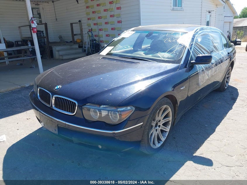 2004 BMW 745Li VIN: WBAGN63514DS54810 Lot: 39338618
