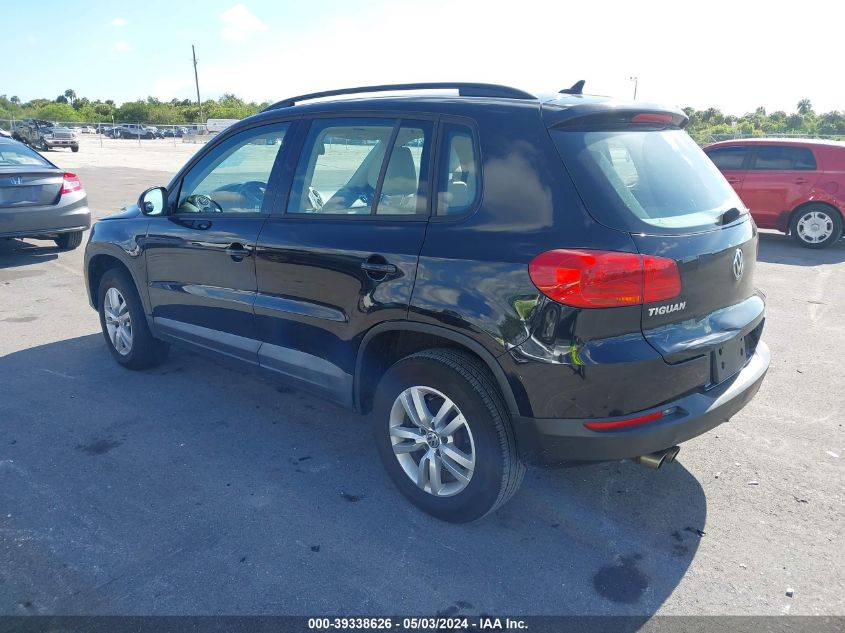 2017 VOLKSWAGEN TIGUAN S/LIMITED - WVGAV7AX2HK027514