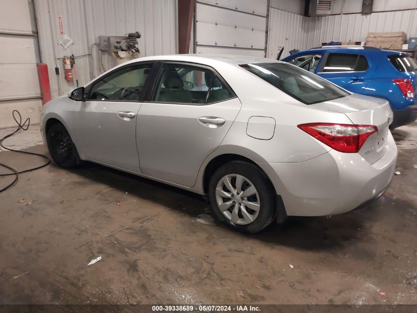 2015 Toyota Corolla L/Le/Le Plus/Le Premium/S/S Plus/S Premium VIN: 2T1BURHE8FC454688 Lot: 39338689