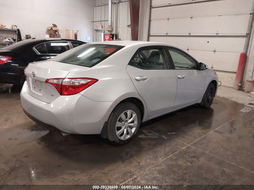 2015 Toyota Corolla L/Le/Le Plus/Le Premium/S/S Plus/S Premium VIN: 2T1BURHE8FC454688 Lot: 39338689