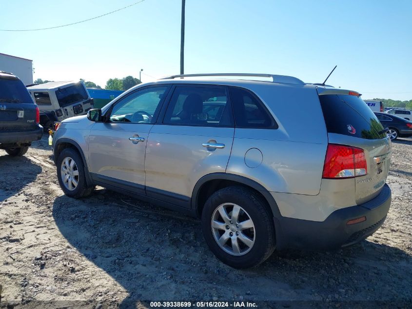 2013 Kia Sorento Lx VIN: 5XYKT3A68DG392181 Lot: 39338699