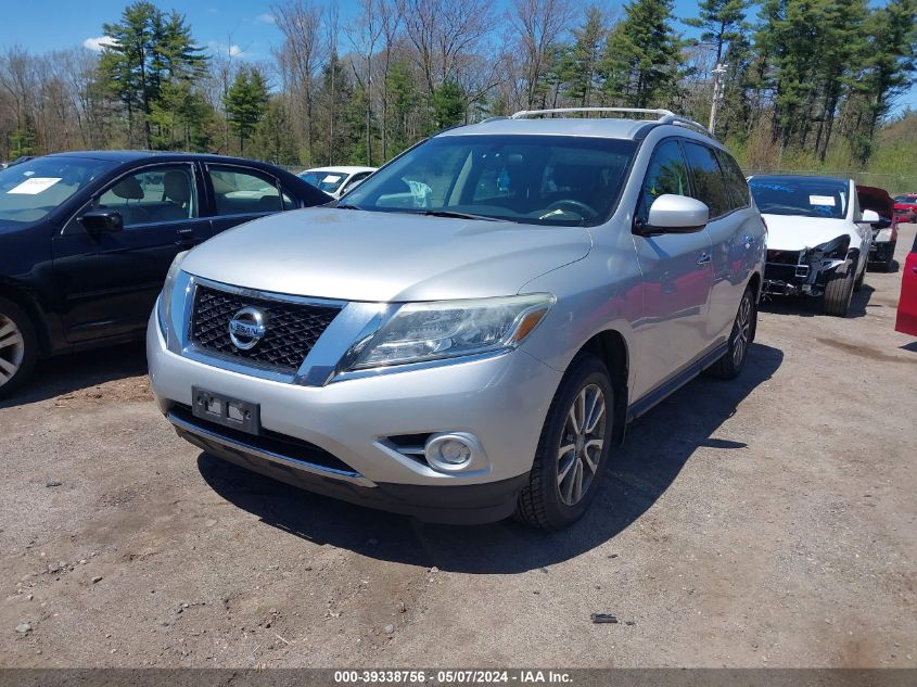 2015 Nissan Pathfinder S VIN: 5N1AR2MM2FC653337 Lot: 39338756