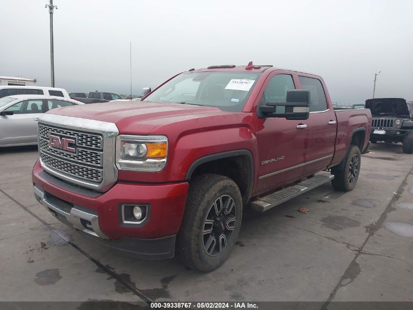 2018 GMC Sierra 2500Hd Denali VIN: 1GT12UEG7JF205034 Lot: 39338767